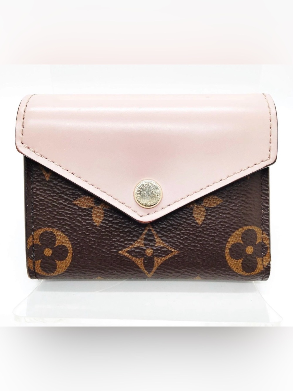 Louis Vuitton Zoé Monogram Rose Ballerina Compact Mini Wallet